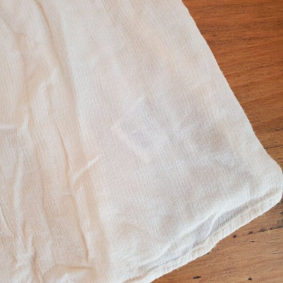 AMERICAN EAGLE Lace Button-Down Back Cream Halter Tank Top Shirt Boho XS - Picture 6 of 9